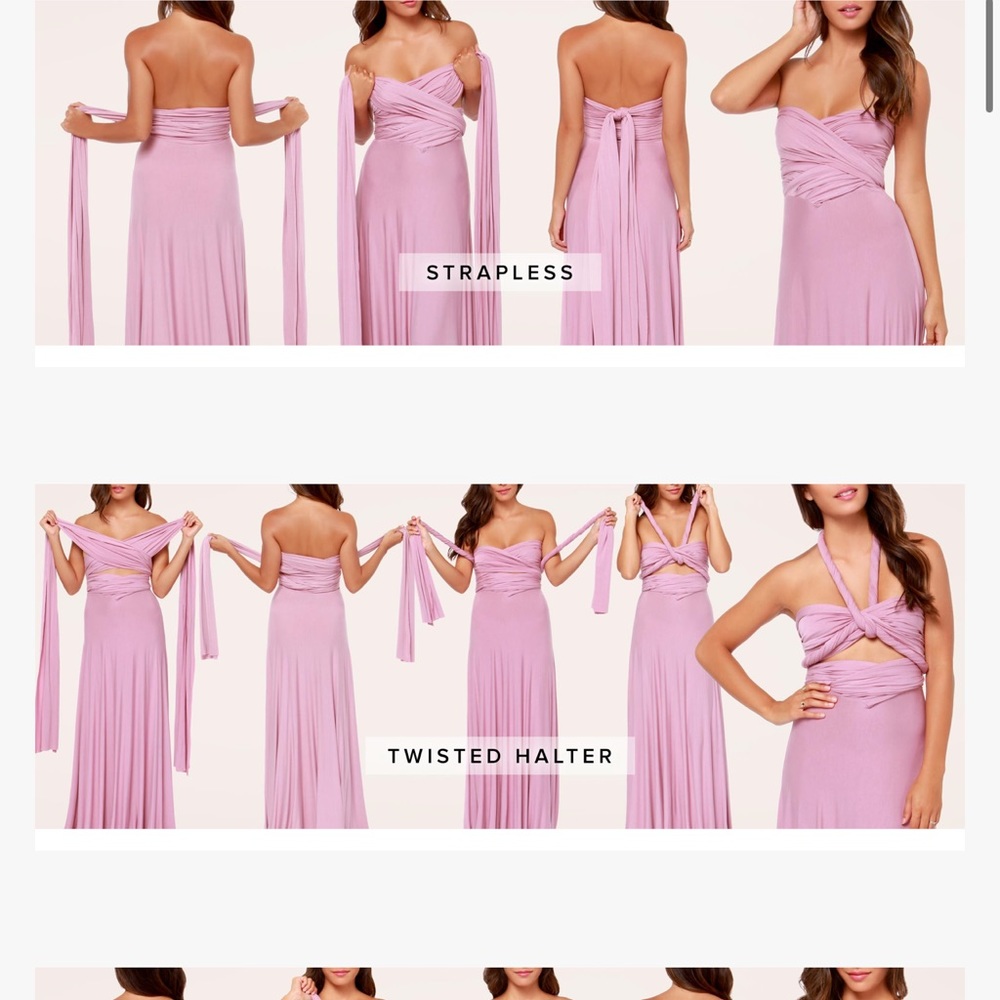 Lulu’s Trick of the Trade Maxi Multi-way dress - Picture 6 of 9
